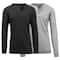 Men's Long Sleeve Waffle-Knit Thermal Henley Shirt 2 Pack